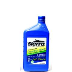 Sierra 9420CAT3 Marine Outboard Engine Oil, 10W-30, Gal, Premium Base Stock, Anti-Wear, Corrosion Protection, Sludge Reduction, Cold Starting, API SJ, CF-2, CH-4, Gallon Size, Efficiency, Reliability