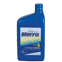 Sierra 95003 Blue Premium TC-W3 2 Cycle Engine Oil, Gal, lubricant, high-performance