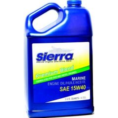 Sierra 95544 Premium Blend Heavy Duty Engine Oil 15W-40, 5 Qt., 4/case, marine engine oil, heavy duty lubrication